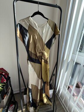 Zara Geometric Pattern Dress
